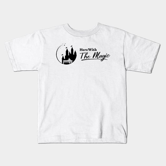 Here With the Magic Logo Kids T-Shirt by Here With The Magic